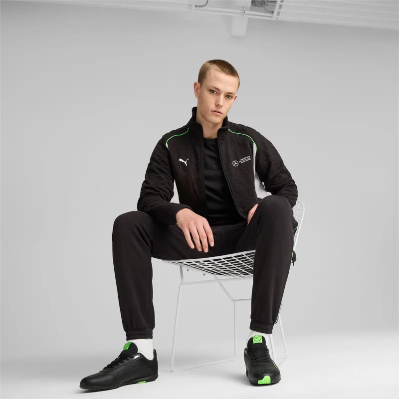 Puma Mercedes-AMG Petronas F1® Tune Cat unisex Zwart/Groen (308500-01)