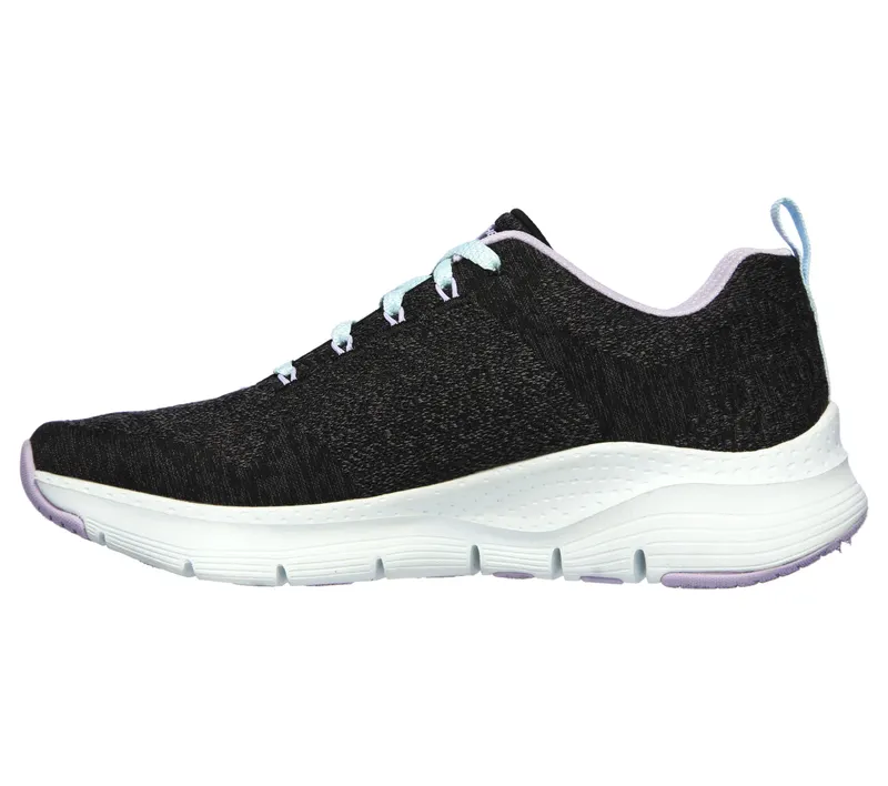 Skechers Skechers Arch Fit – Comfy Wave – Zwart / Lavendel (149414-BKLV)