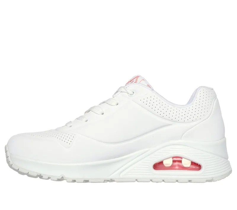 Skechers Skechers x JGoldcrown: Uno – Spread the Love – Wit / Koraal (155507-WCRL)