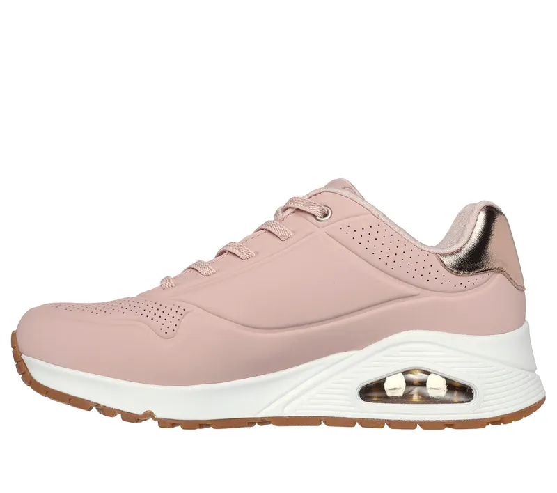 Skechers Uno – Shimmer Away – Blush Roze (155196-BLSH)