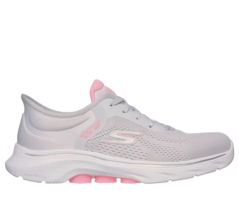Skechers Skechers Slip-ins: GO WALK 7 – Valin – Grijs / Roze (125233-GYPK)