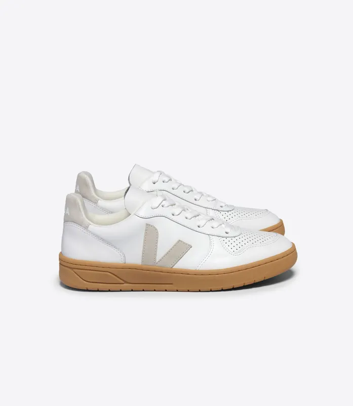 Veja V-10 LEATHER WHITE NATURAL (VX0203665A)