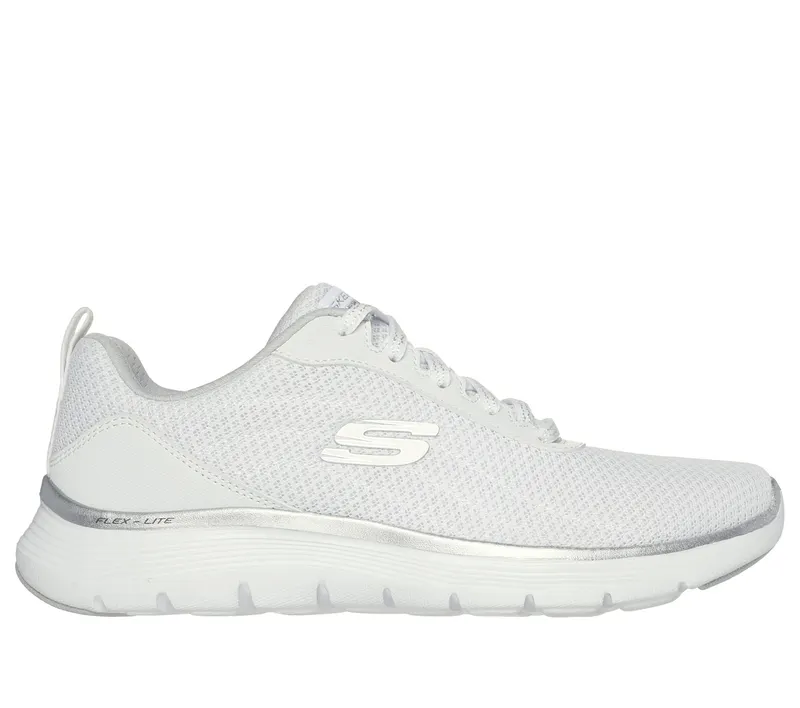 Skechers Flex Appeal 5.0 – Uptake – Wit / Zilver (150206-WSL)
