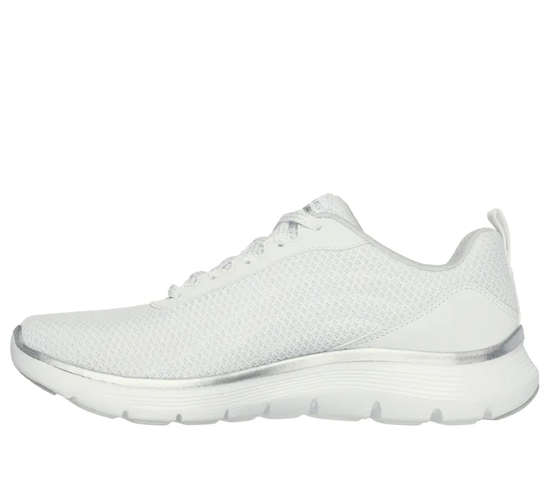 Skechers Flex Appeal 5.0 – Uptake – Wit / Zilver (150206-WSL)