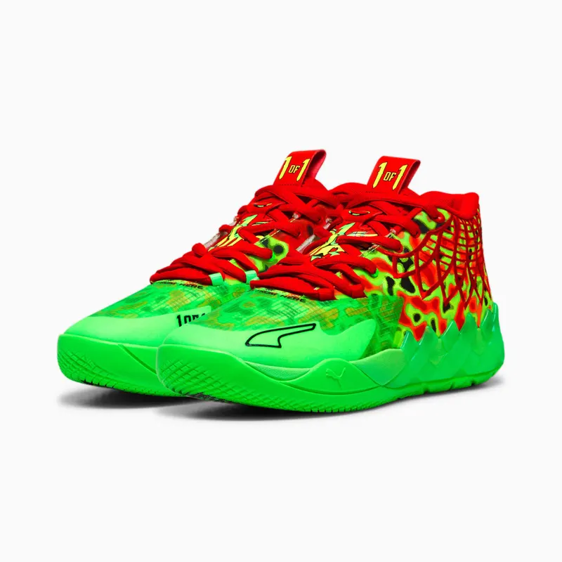 Puma MB.01 Thermal basketbalschoenen Groen/Rood (310508-01)