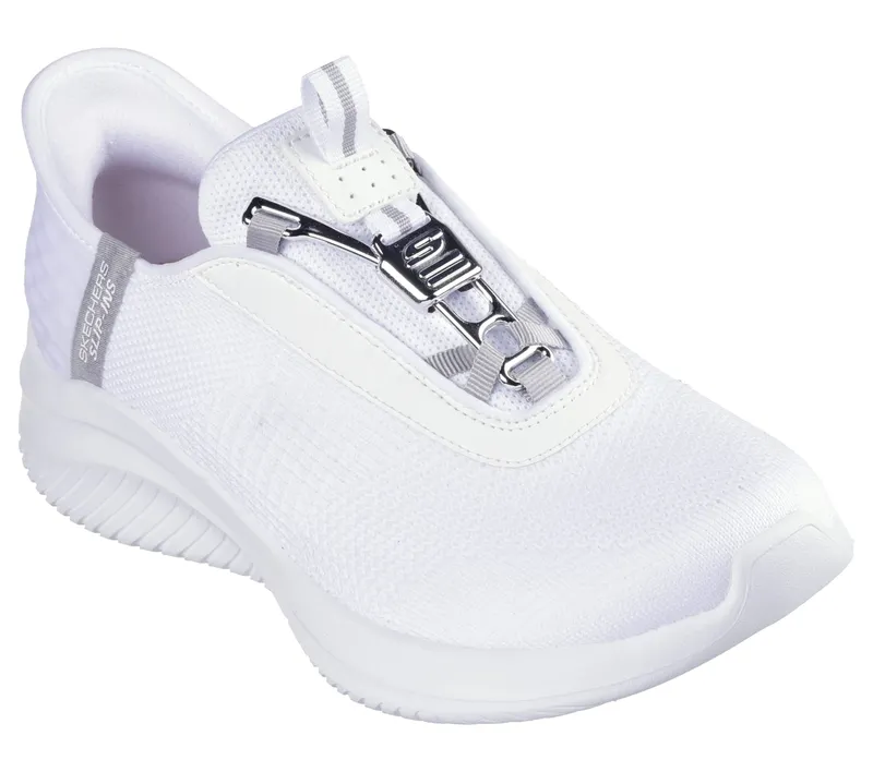 Skechers Skechers Slip-ins: Ultra Flex 3.0 – Sensational – Wit / Zilver (150458-WSL)