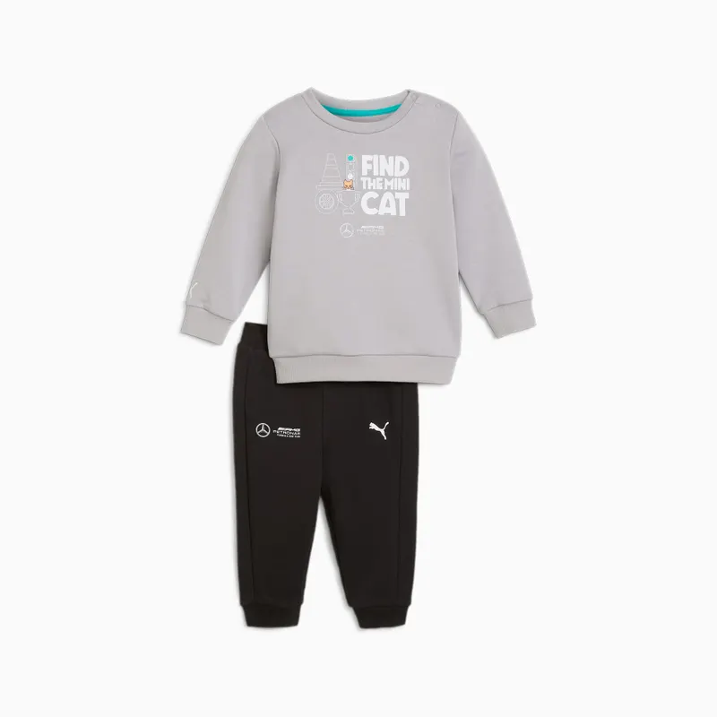 Puma Mercedes-AMG Petronas F1® Crew joggingset Zilver (627368-02)