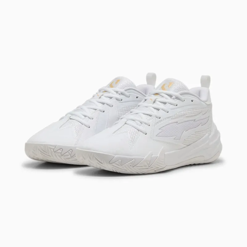 Puma Scoot Zeros basketbalschoenen uniseks Goud/Wit (311434-01)
