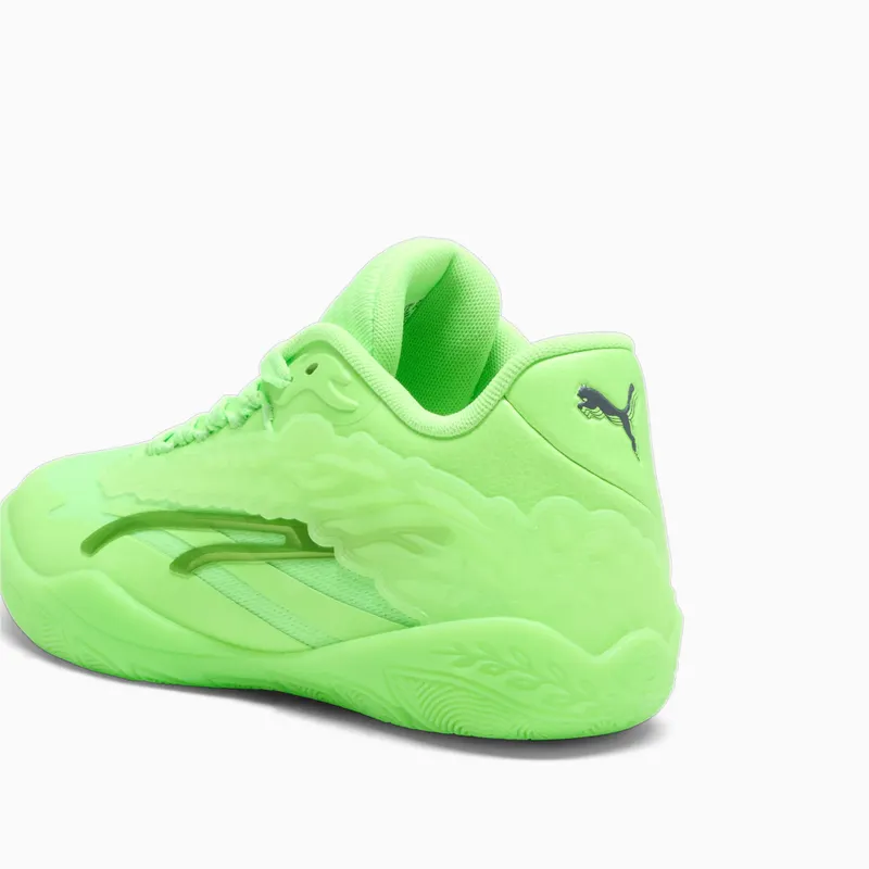 Puma Stewie 3 Team basketbalschoenen Groen/Grijs (380068-09)