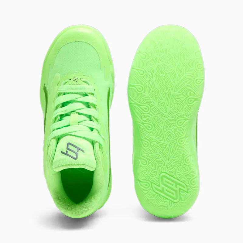Puma Stewie 3 Team basketbalschoenen Groen/Grijs (380068-09)