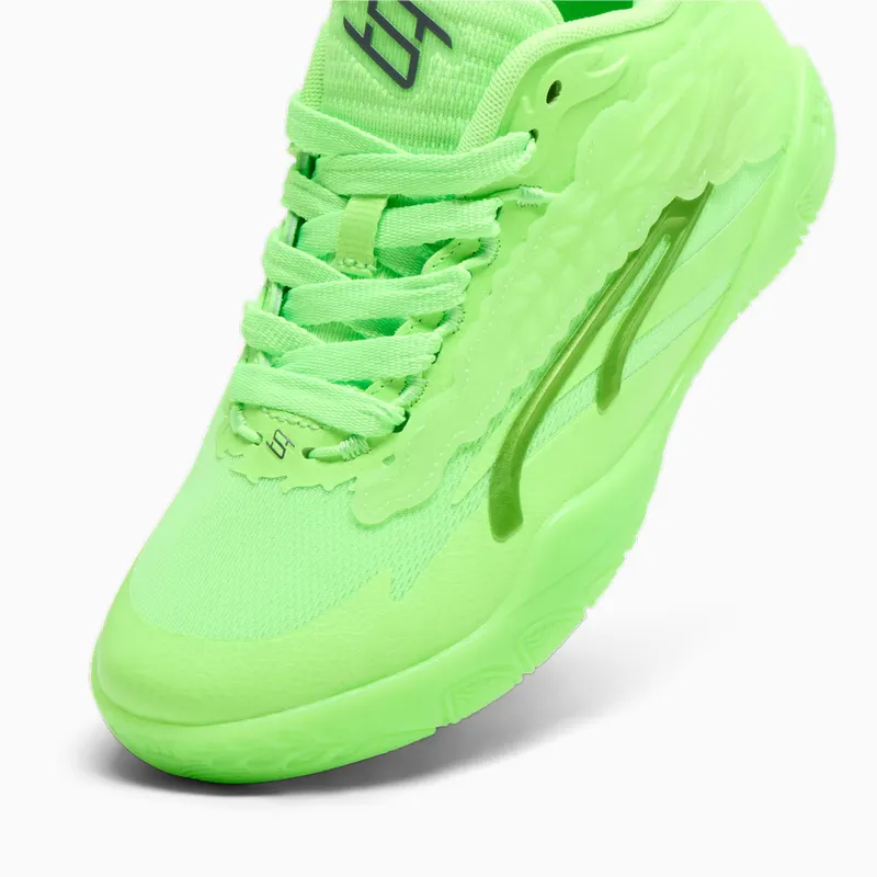 Puma Stewie 3 Team basketbalschoenen Groen/Grijs (380068-09)