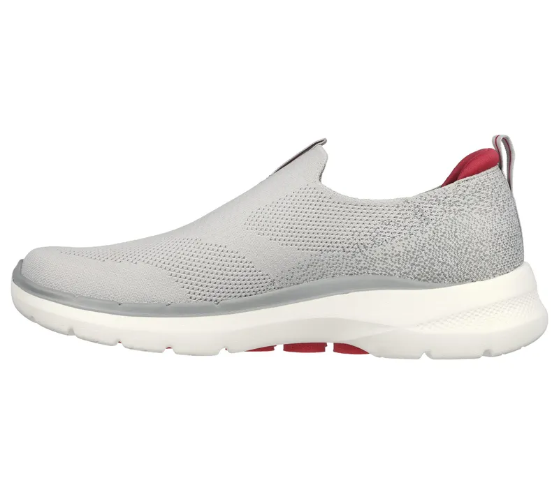 Skechers GO WALK 6 – Grijs / Rood (216202-GYRD)