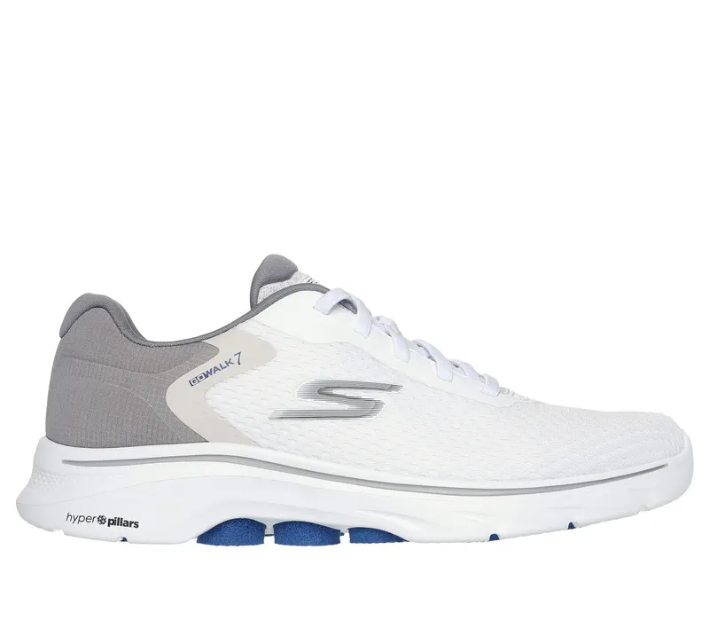 Skechers GO WALK 7 – The Construct – Wit / Grijs (216636-WGY)