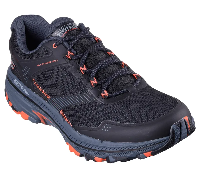 Skechers GO RUN Trail Altitude 2.0 – Cascade Canyon – Zwart / Koraal (220760-BKCL)