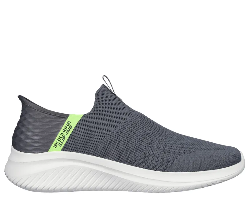 Skechers Slip-ins: Ultra Flex 3.0 – Viewpoint – Houtskool / Limoen (232451-CCLM)
