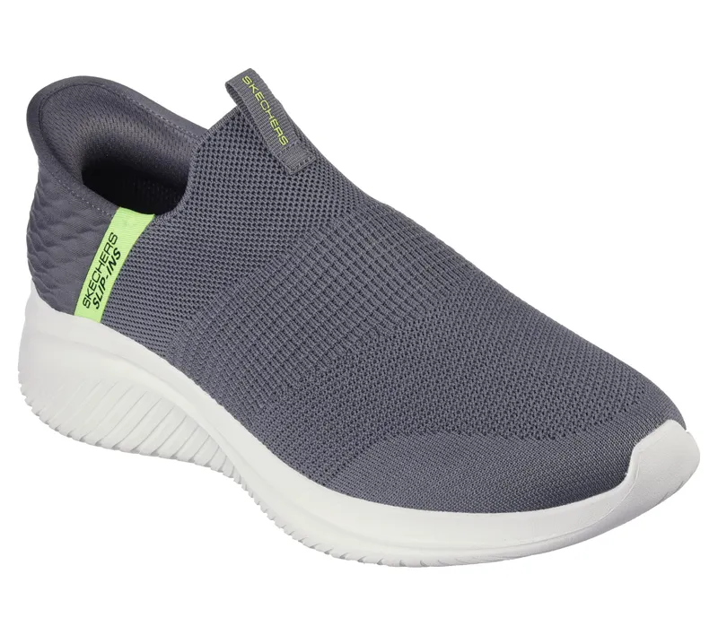 Skechers Slip-ins: Ultra Flex 3.0 – Viewpoint – Houtskool / Limoen (232451-CCLM)