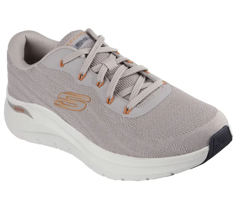 Skechers Arch Fit 2.0 – Road Wave – Taupe / Oranje (232701-TPOR)