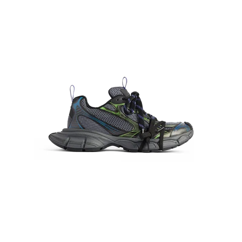 Balenciaga 3xl Sneaker Dark Green / Black / Blue / Green (734734W3XL51143)