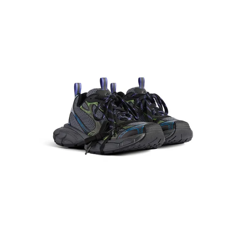 Balenciaga 3xl Sneaker Dark Green / Black / Blue / Green (734734W3XL51143)