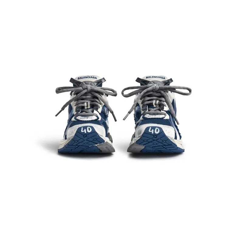 Balenciaga Runner Gradient Sneaker Beige / Navy / Grey (772774WRUNG2410)
