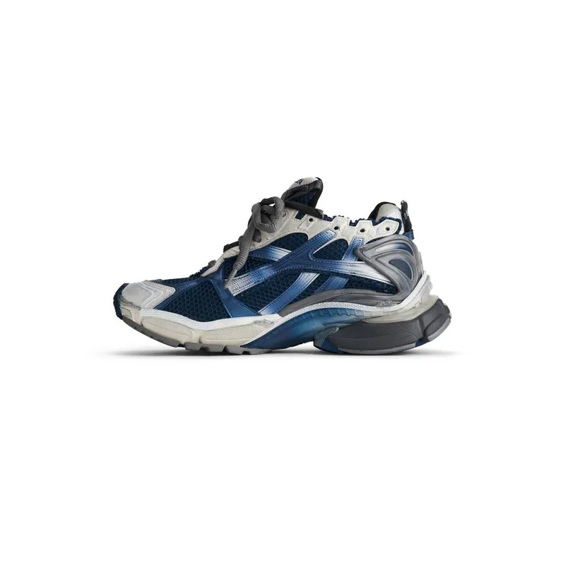 Balenciaga Runner Gradient Sneaker Beige / Navy / Grey (772774WRUNG2410)
