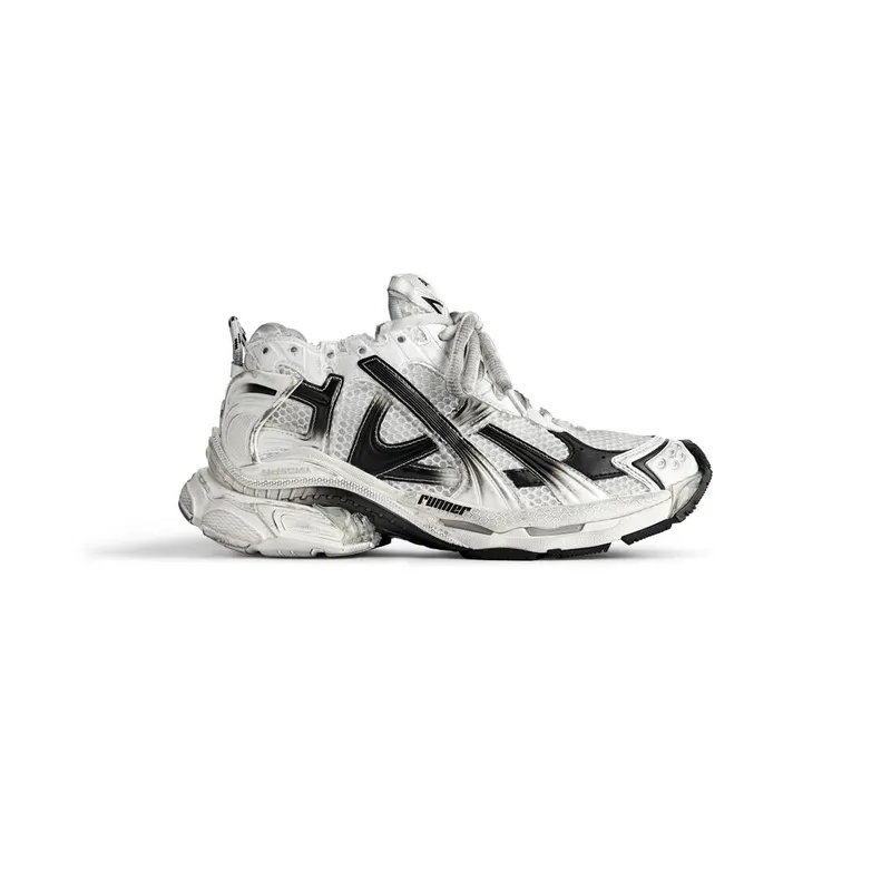 Balenciaga Runner Gradient Sneaker White / Black (772774WRUNG9010)