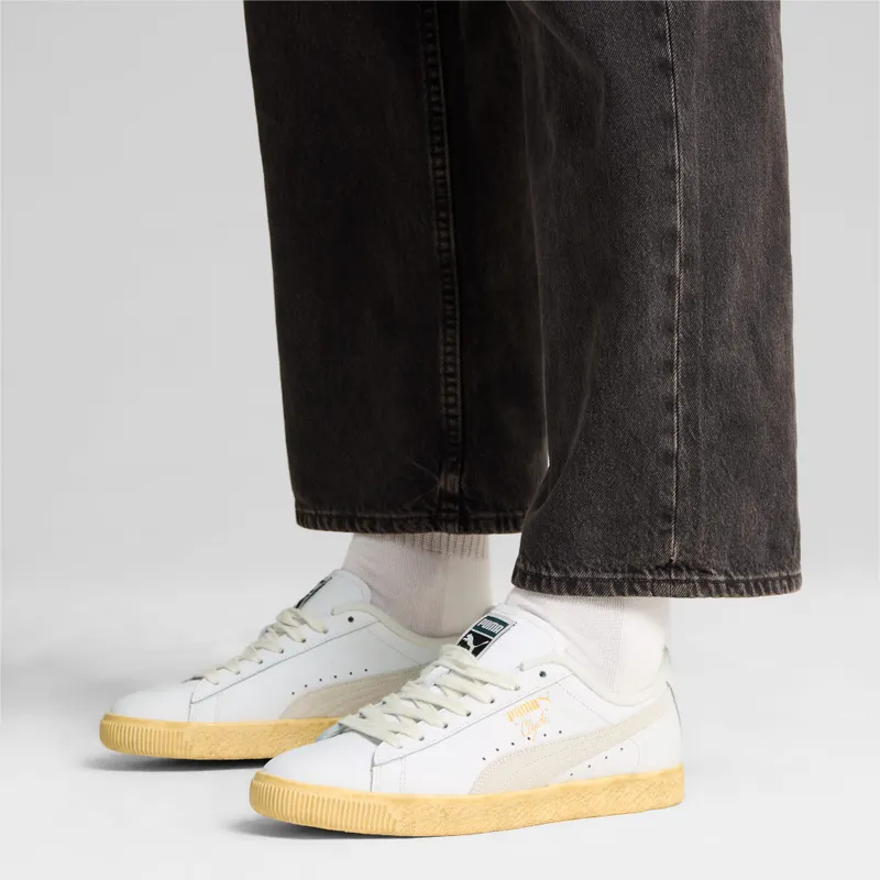 Puma Clyde Vintage Wit (394687-04)