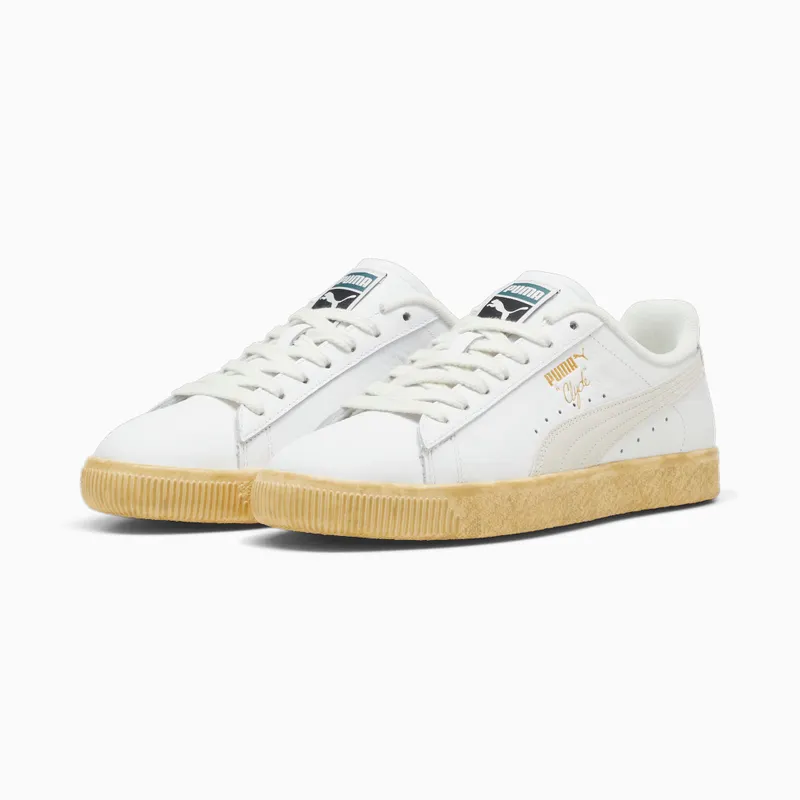 Puma Clyde Vintage Wit (394687-04)
