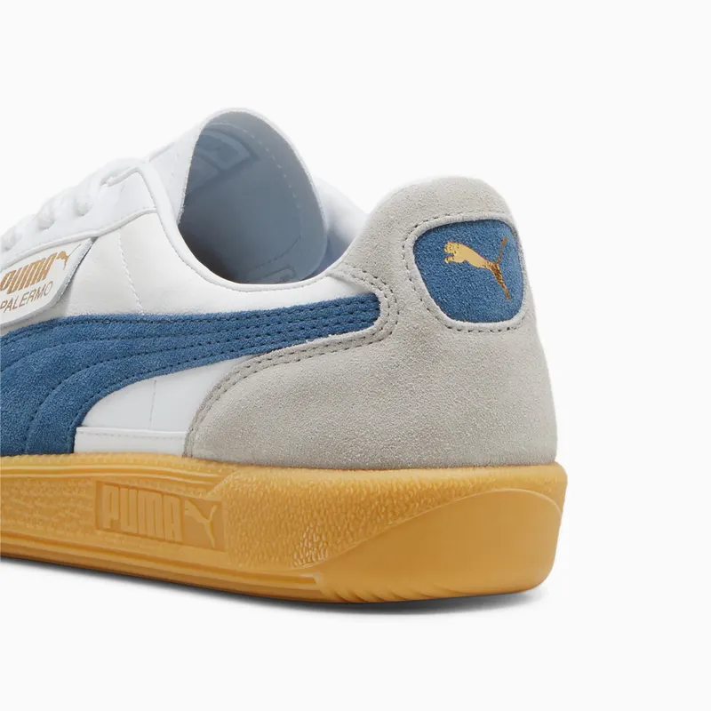 Puma Palermo leren uniseks Wit/Blauw (396464-14)