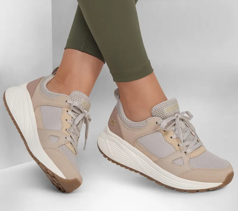Skechers Skechers BOBS Sport Sparrow 2.0 – Retro Clean – Taupe / Multi (117268-TPMT)