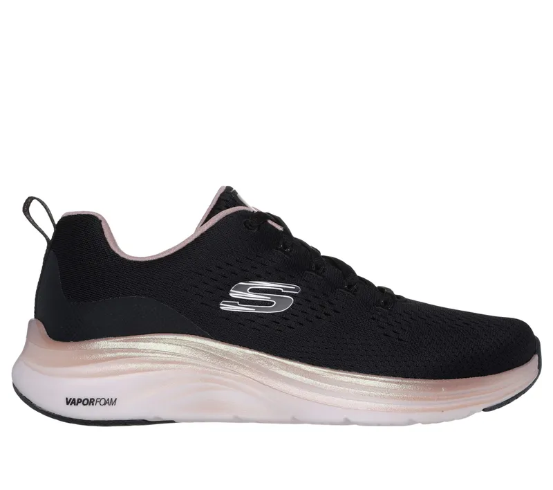 Skechers Vapor Foam – Midnight Glimmer – Zwart / Roos Goud (150025-BKRG)