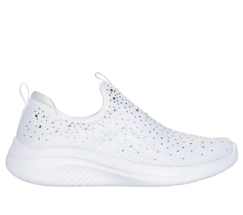 Skechers Ultra Flex 3.0 – Glam Night – Wit / Zilver (150172-WSL)