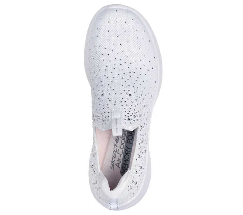 Skechers Ultra Flex 3.0 – Glam Night – Wit / Zilver (150172-WSL)