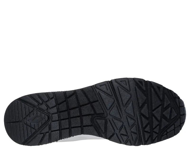 Skechers Jen Stark: Uno – Stark Mini Drip – Wit / Zwart (183518-WBK)