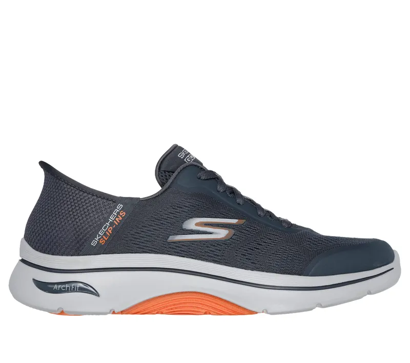 Skechers Skechers Slip-ins: Arch Fit 2.0 – Simplicity 2 – Houtskool / Oranje (216602-CCOR)