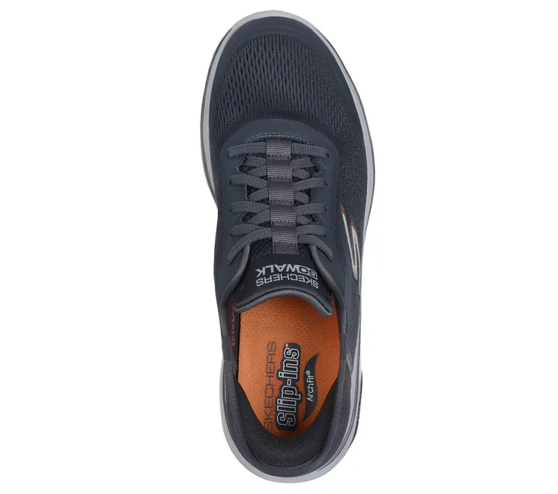 Skechers Skechers Slip-ins: Arch Fit 2.0 – Simplicity 2 – Houtskool / Oranje (216602-CCOR)