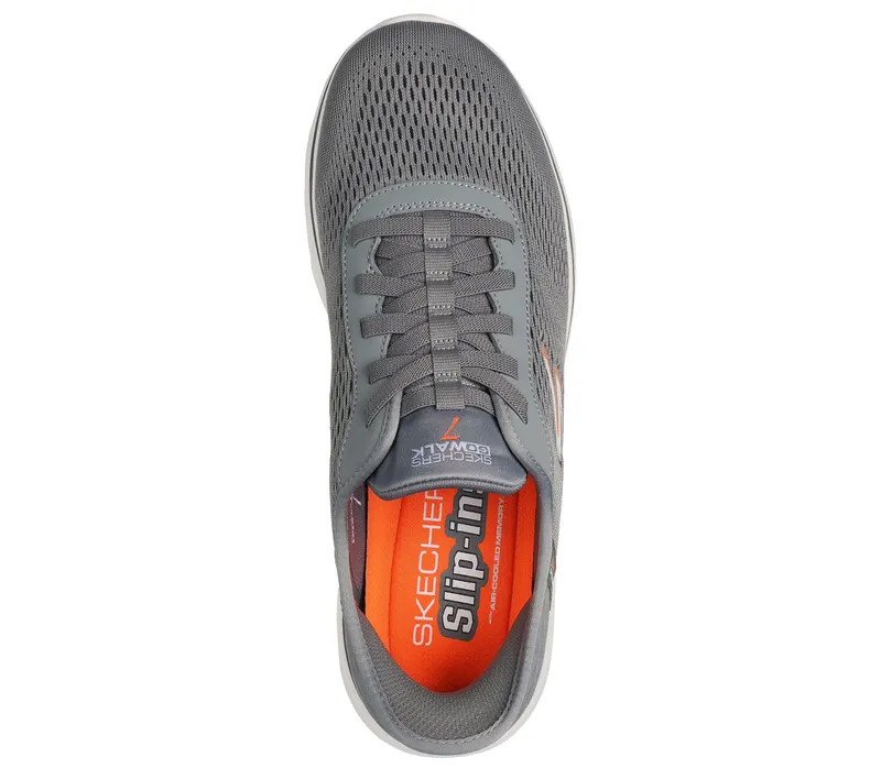 Skechers Skechers Slip-ins: GO WALK 7 – Free Hand 2 – Grijs / Oranje (216648-GYOR)