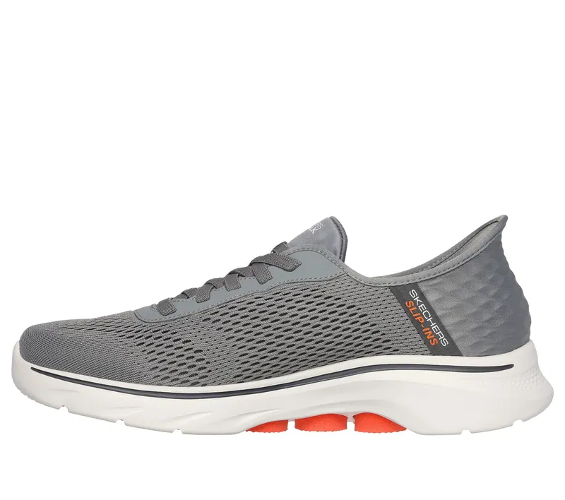 Skechers Skechers Slip-ins: GO WALK 7 – Free Hand 2 – Grijs / Oranje (216648-GYOR)