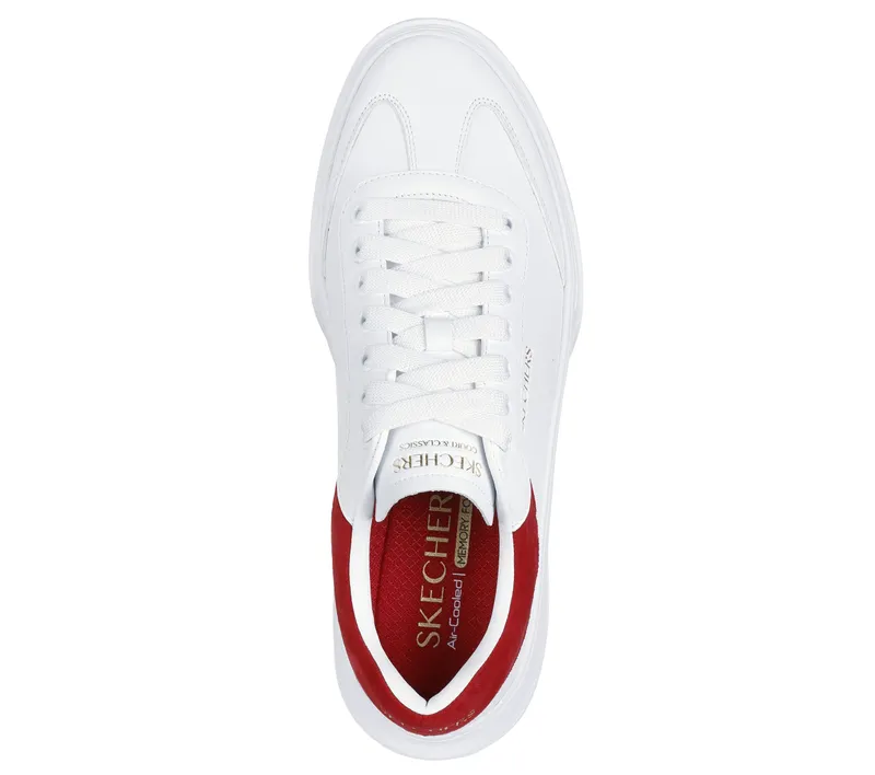 Skechers Cordova Classic – Lighto – Wit / Rood (232858-WRD)