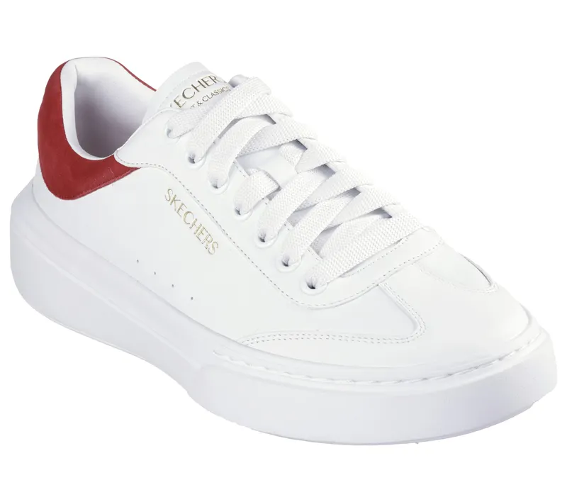 Skechers Cordova Classic – Lighto – Wit / Rood (232858-WRD)