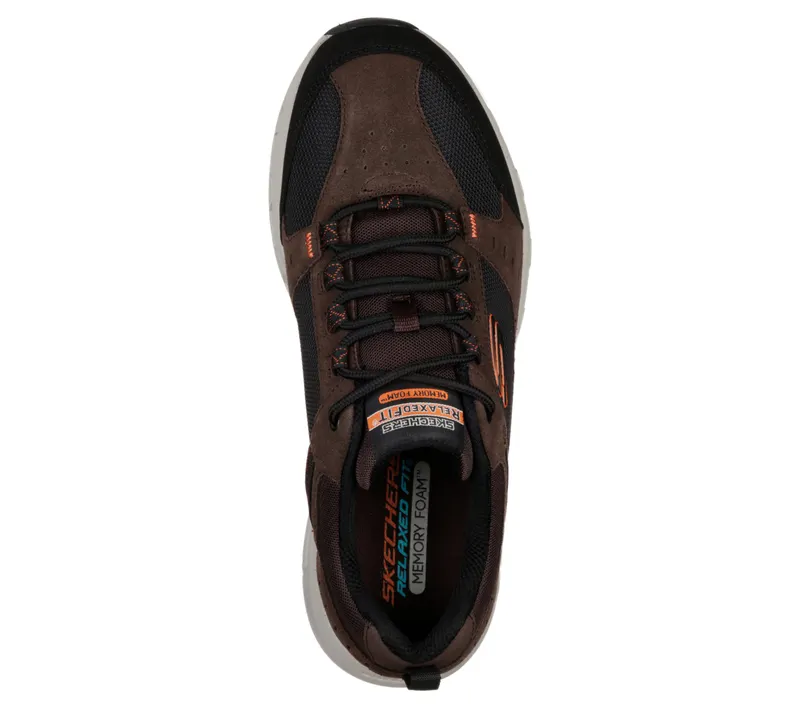 Skechers Relaxed Fit: Oak Canyon – Chocola / Zwart (51893-CHBK)