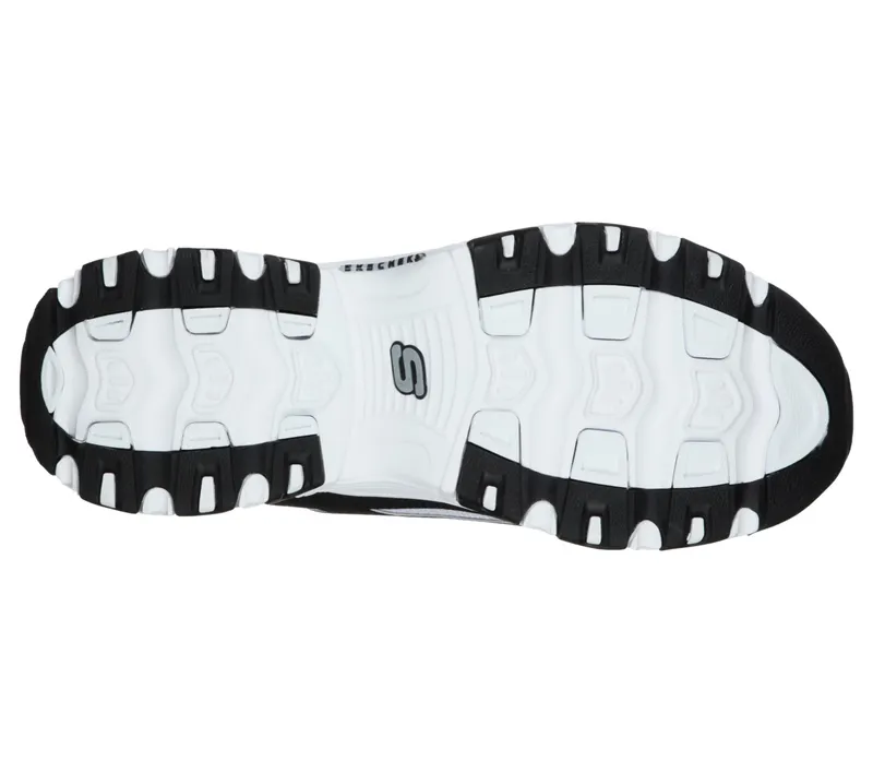 Skechers D’Lites – Zwart / Wit (52675-BKW)