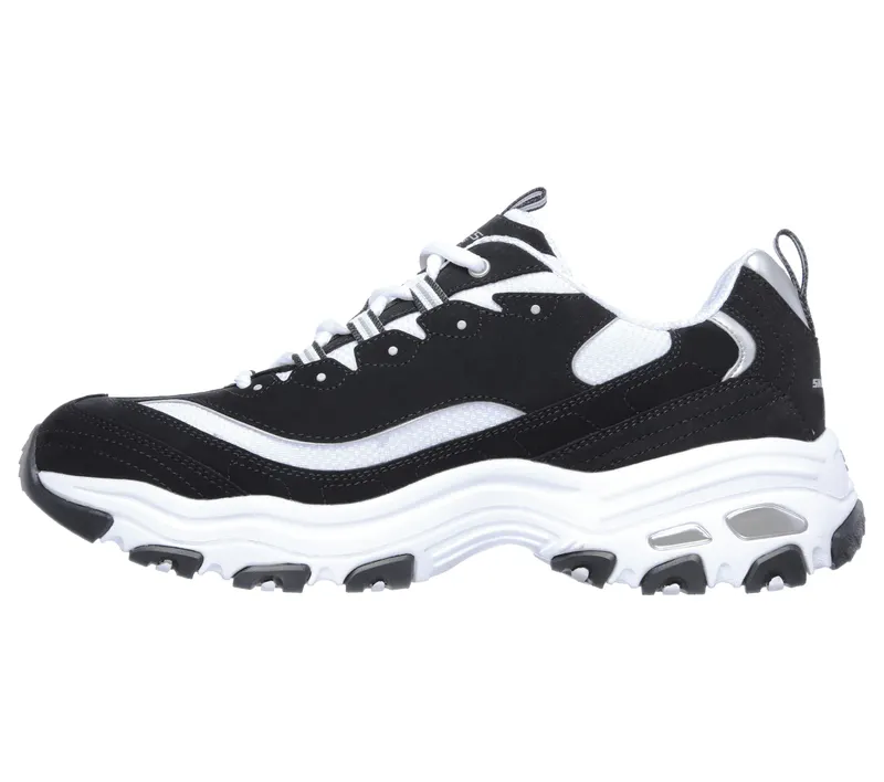 Skechers D’Lites – Zwart / Wit (52675-BKW)