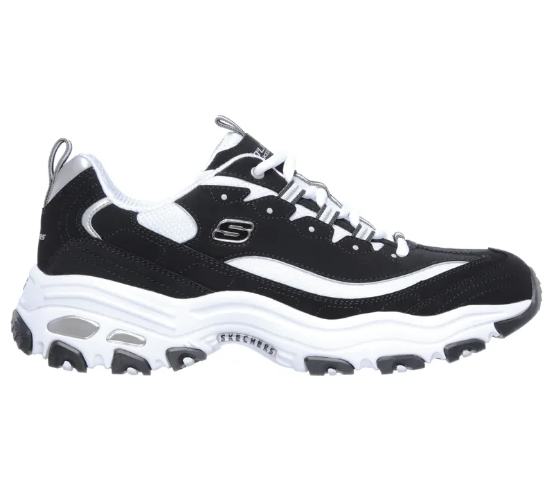 Skechers D’Lites – Zwart / Wit (52675-BKW)