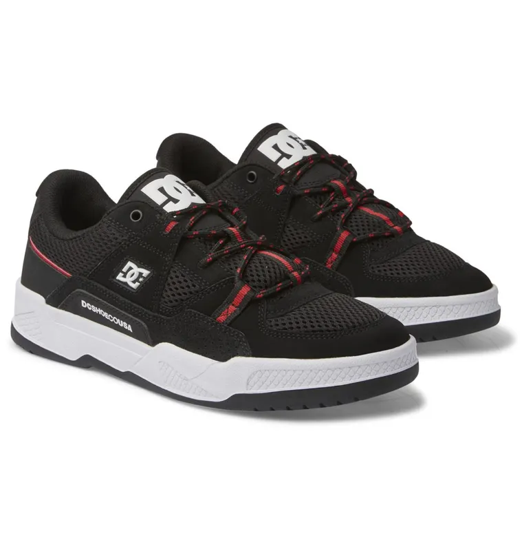 DC Shoes Construct black/hot coral (ADYS100822-KHO)
