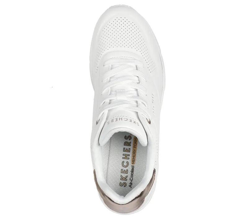 Skechers Uno Wedge – HI Steps – Wit (177520-WHT)