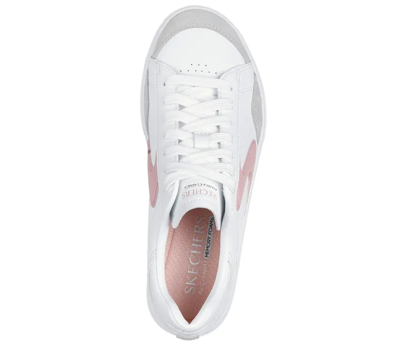 Skechers Eden LX – Slick Talk – Wit / Roze (185190-WPK)