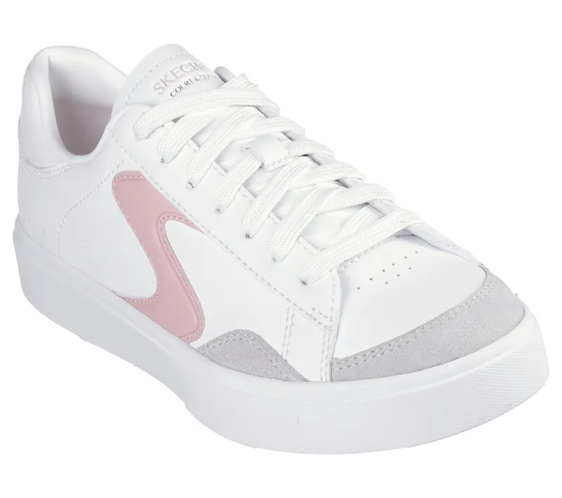 Skechers Eden LX – Slick Talk – Wit / Roze (185190-WPK)