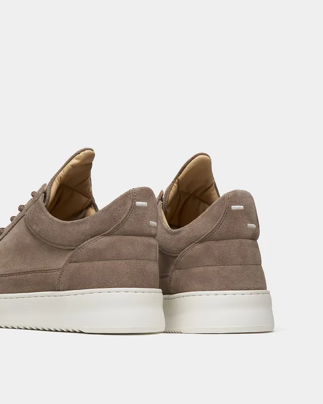 Filling Pieces Low Top Suede Organic Earth