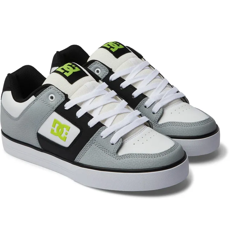 DC Shoes Pure white/lime (300660-WLM)